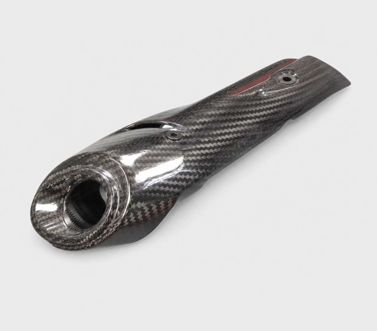 CFMOTO 450SR / 450SR-S dry carbon fiber Single-Sided Swingarm Muffler Cover
