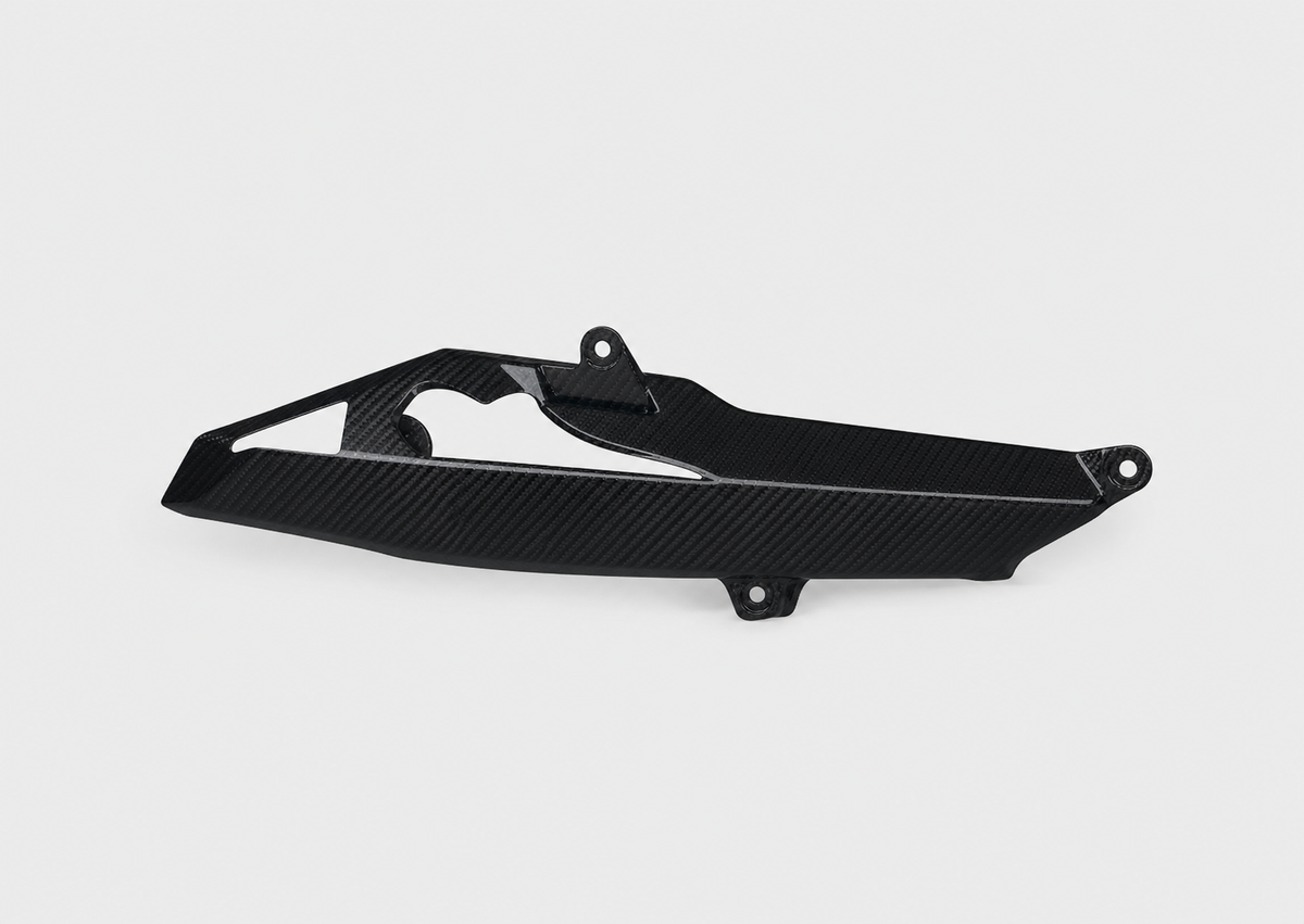 CFMOTO 675SR-R dry carbon fiber Modified Exhaust Decorative Panel