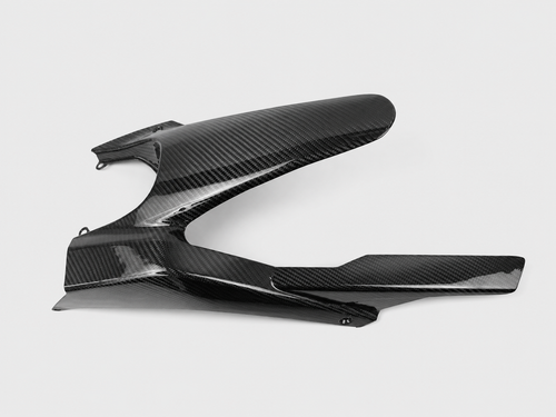 CFMOTO 675SR-R dry carbon fiber Extended Rear Hugger