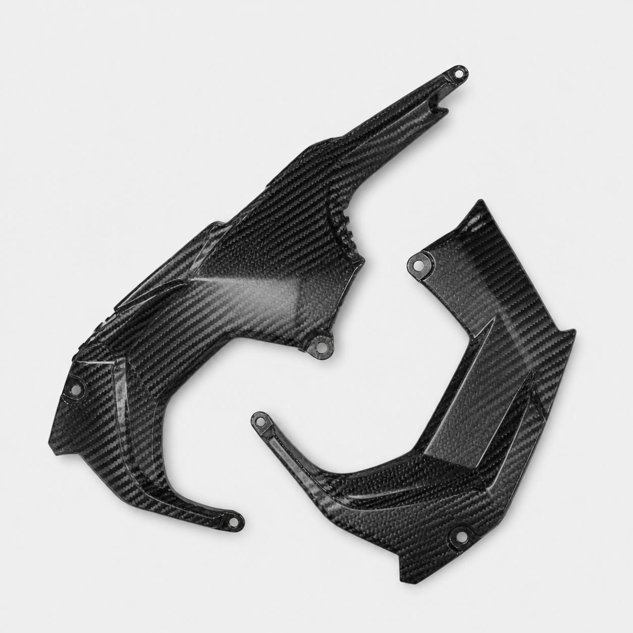 Kawasaki Ninja H2 dry carbon fiber Instrument Side Panels – product view