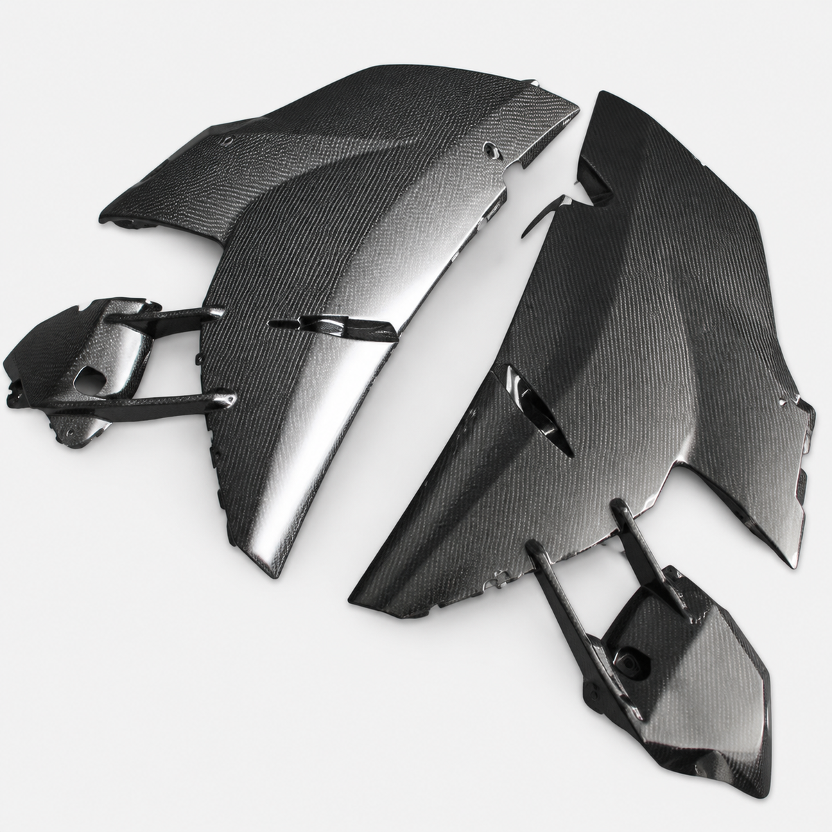 Kawasaki Ninja H2 dry carbon fiber Full Fairing Panel Set – product view