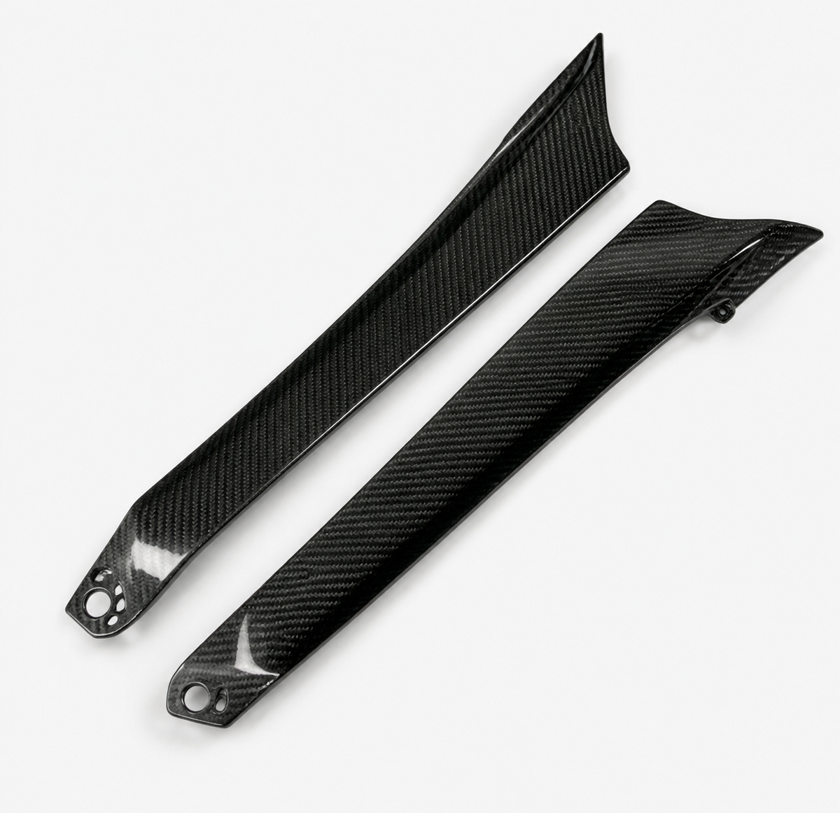Kawasaki Ninja H2 dry carbon fiber Tank Side Covers – product view