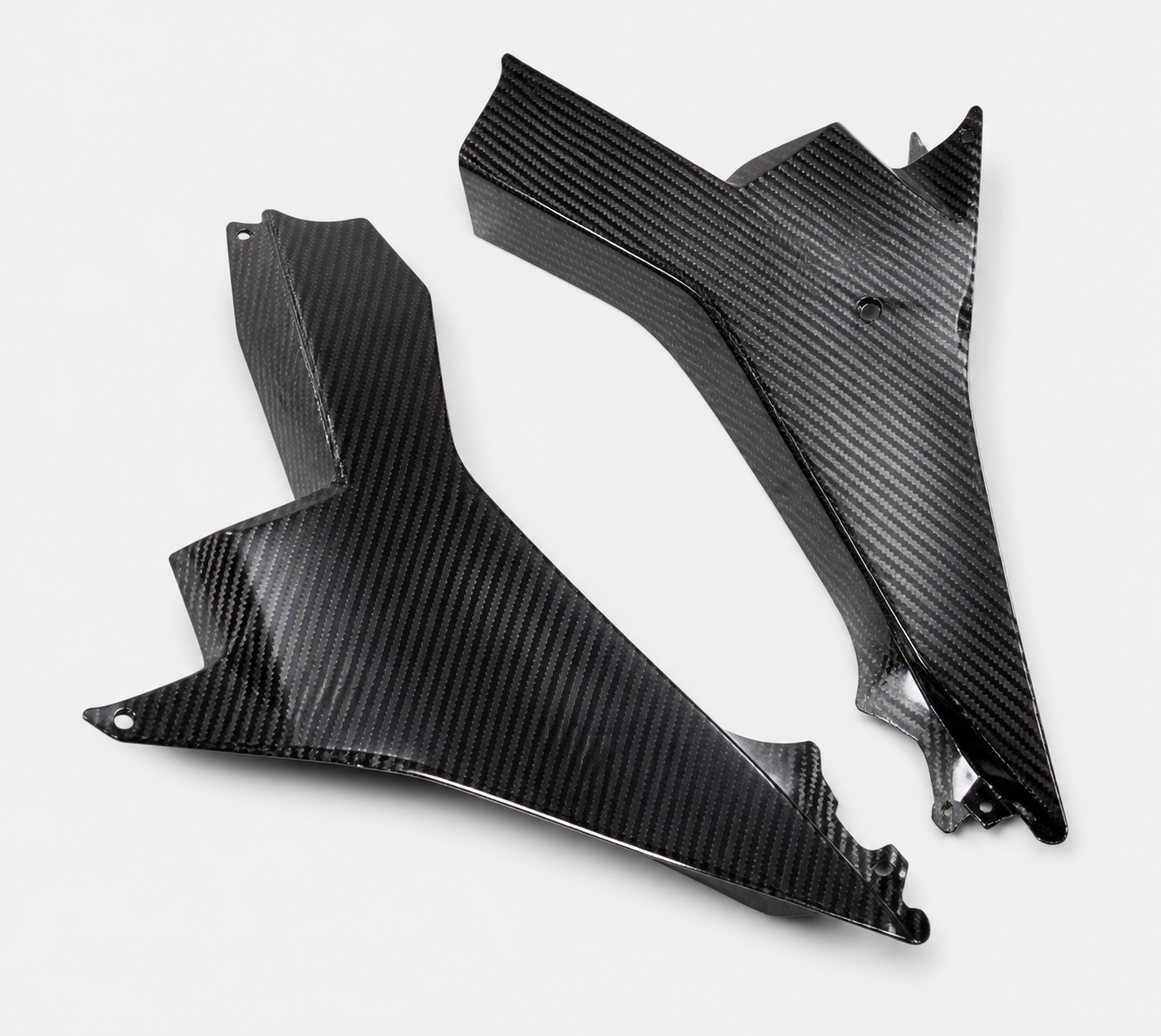 Kawasaki Ninja 400 dry carbon fiber Tank Side Covers – product view