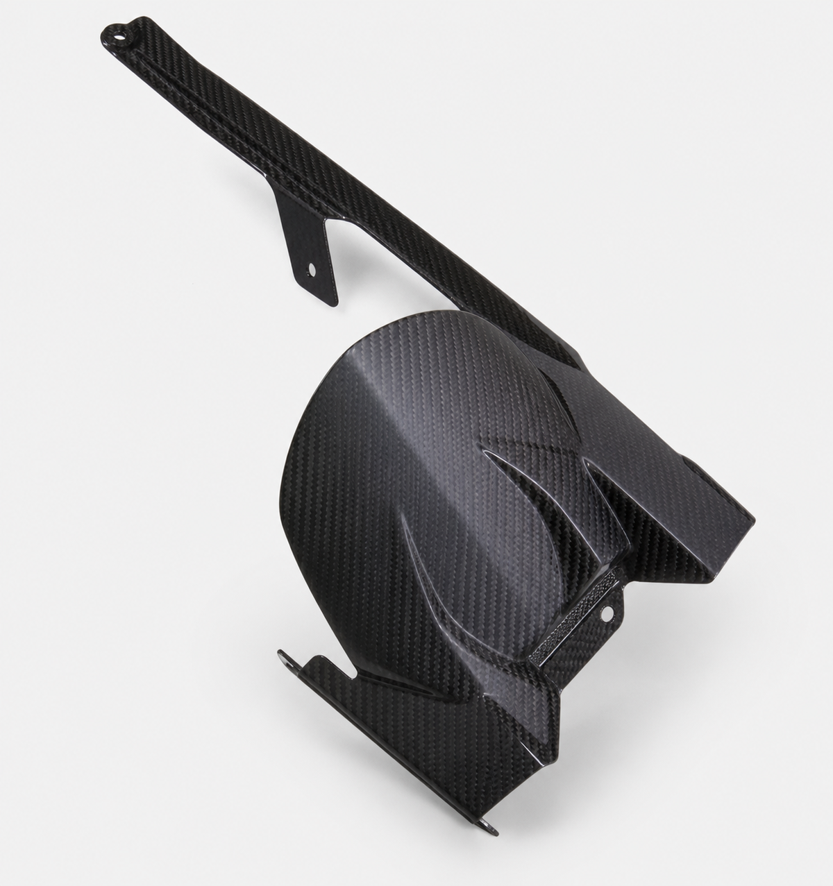Kawasaki Ninja 400 dry carbon fiber Rear Hugger – product view