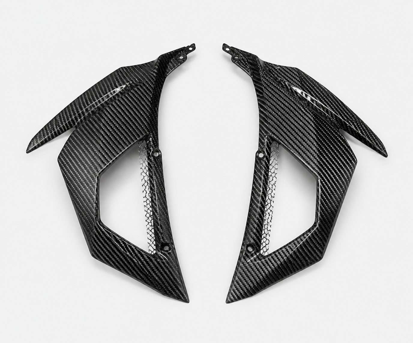 Kawasaki Ninja 400 Dry Carbon Fiber Upper Side Panels product image