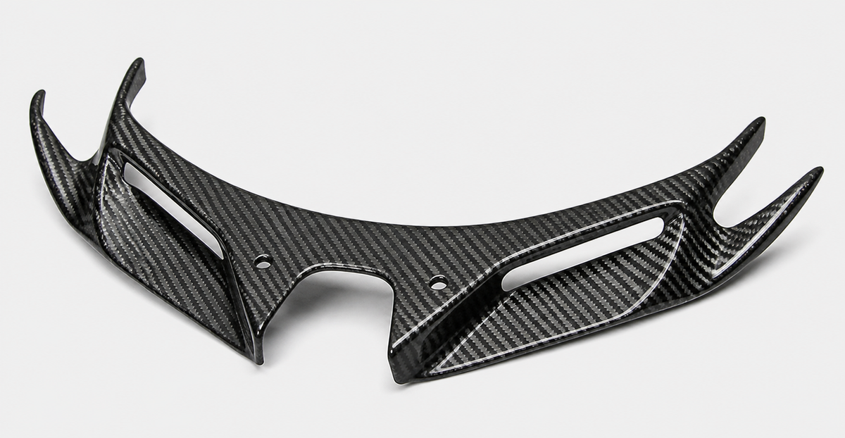Kawasaki Ninja 400 dry carbon fiber Front Lower Winglets – product view