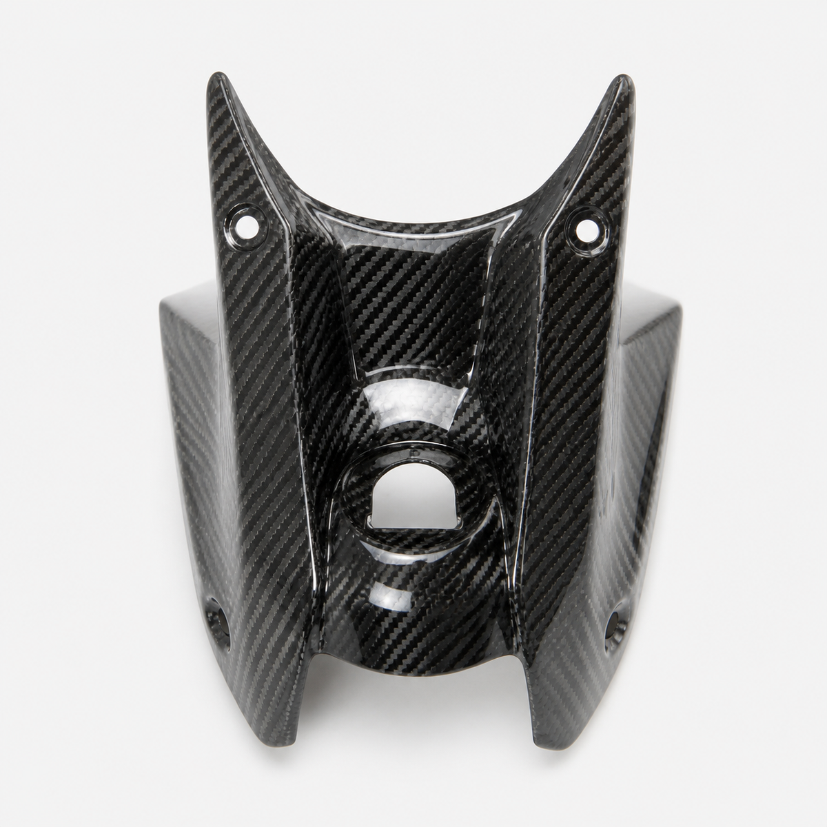 Kawasaki Ninja 650 dry carbon fiber Ignition Lock Cover – product view