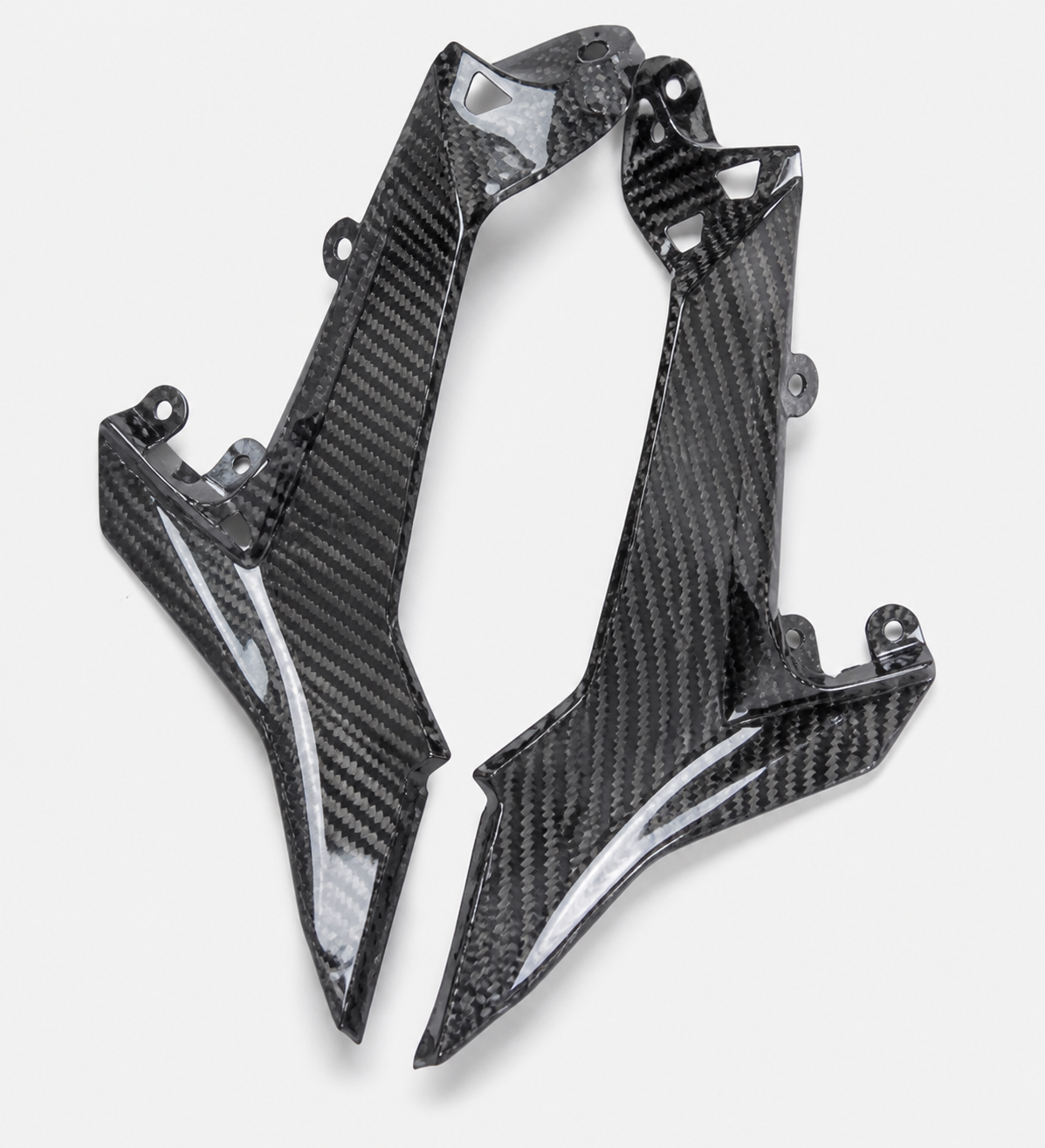 Kawasaki Ninja 650 dry carbon fiber Tank Side Covers – product view