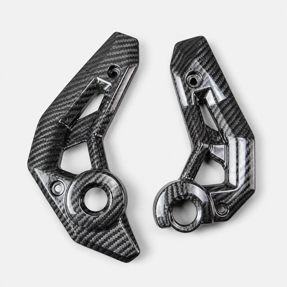 Kawasaki Ninja 650 dry carbon fiber Frame Covers – product view