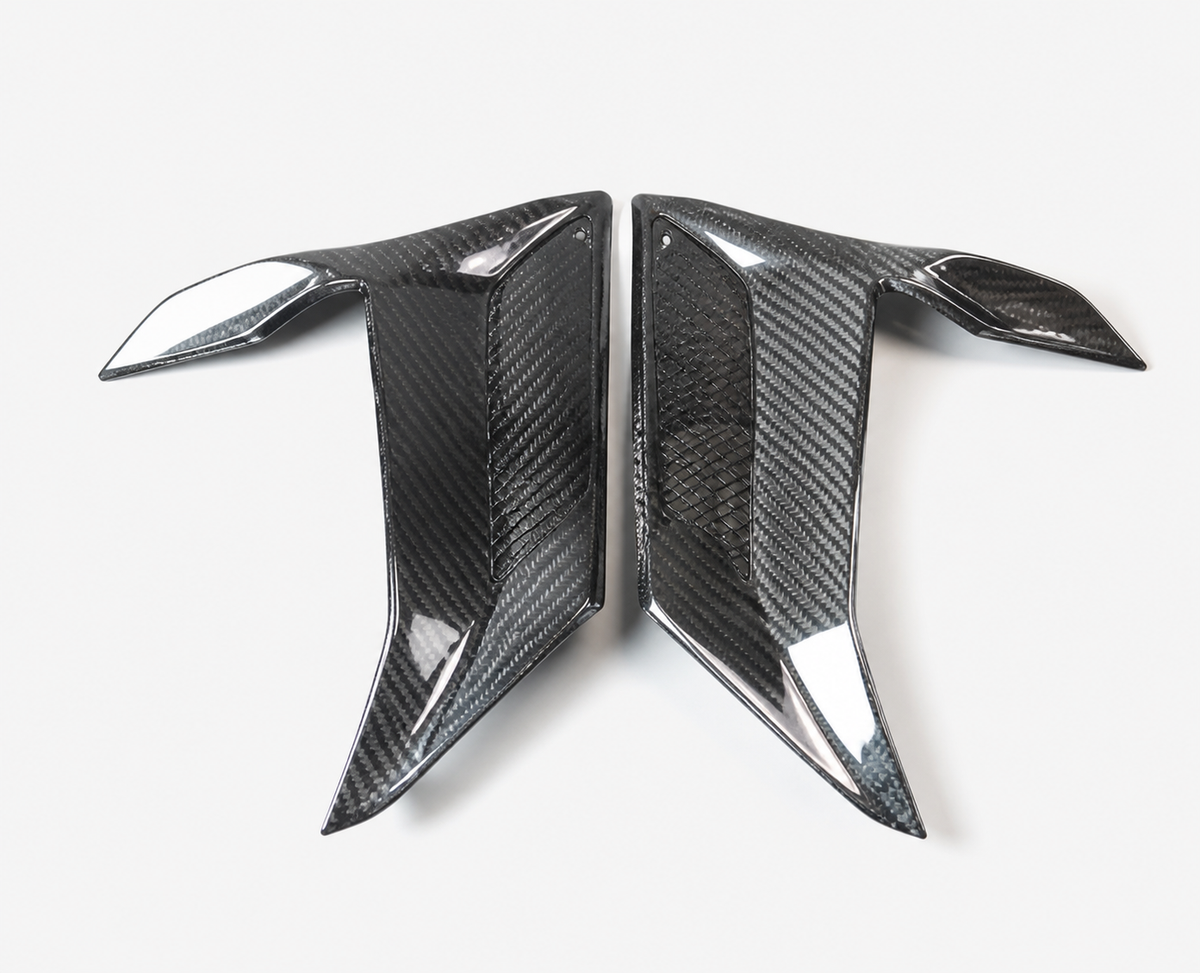 Kawasaki Ninja 650 dry carbon fiber Side Panels – product view