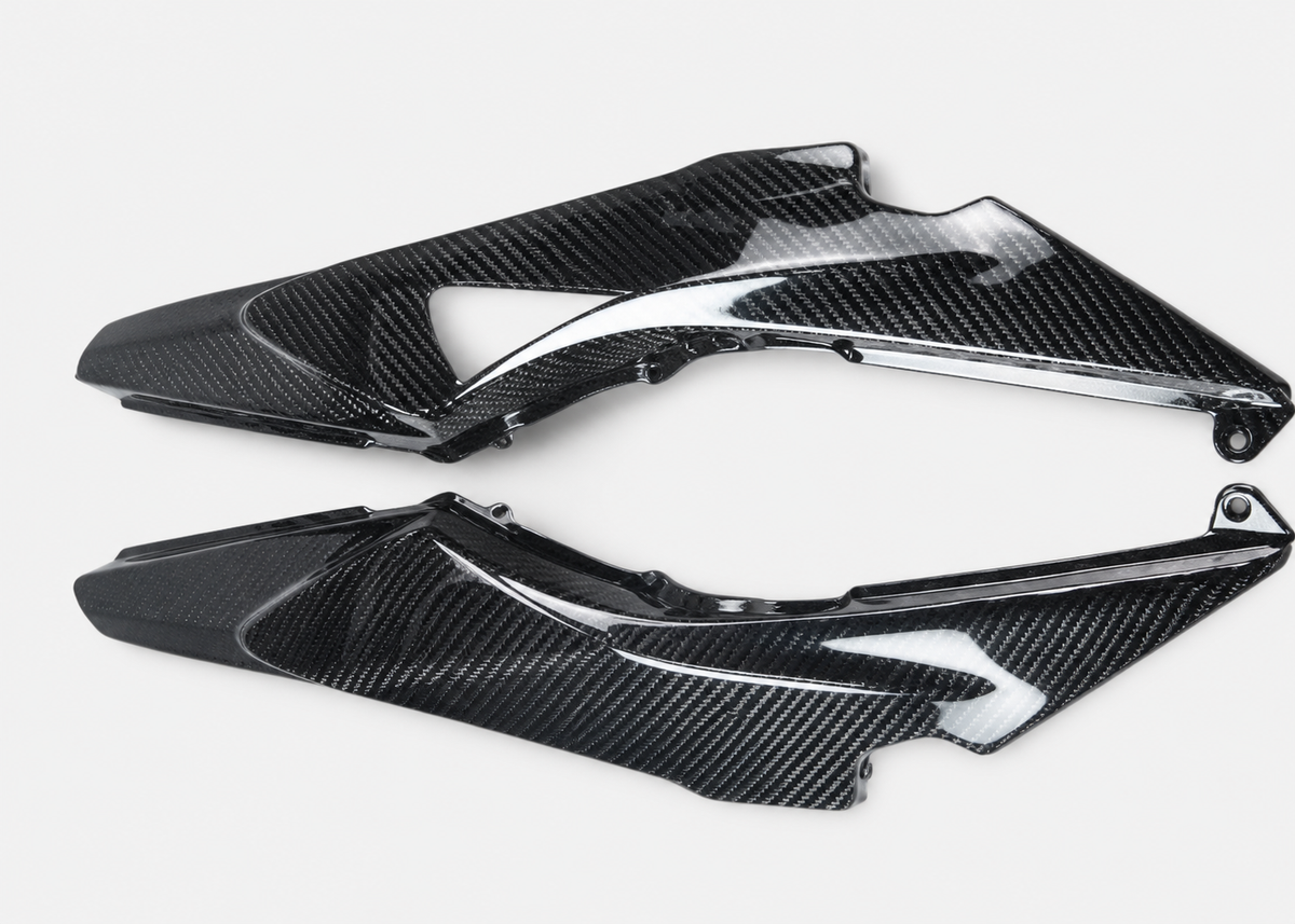 Kawasaki Ninja 650 dry carbon fiber Tail Side Panels – product view