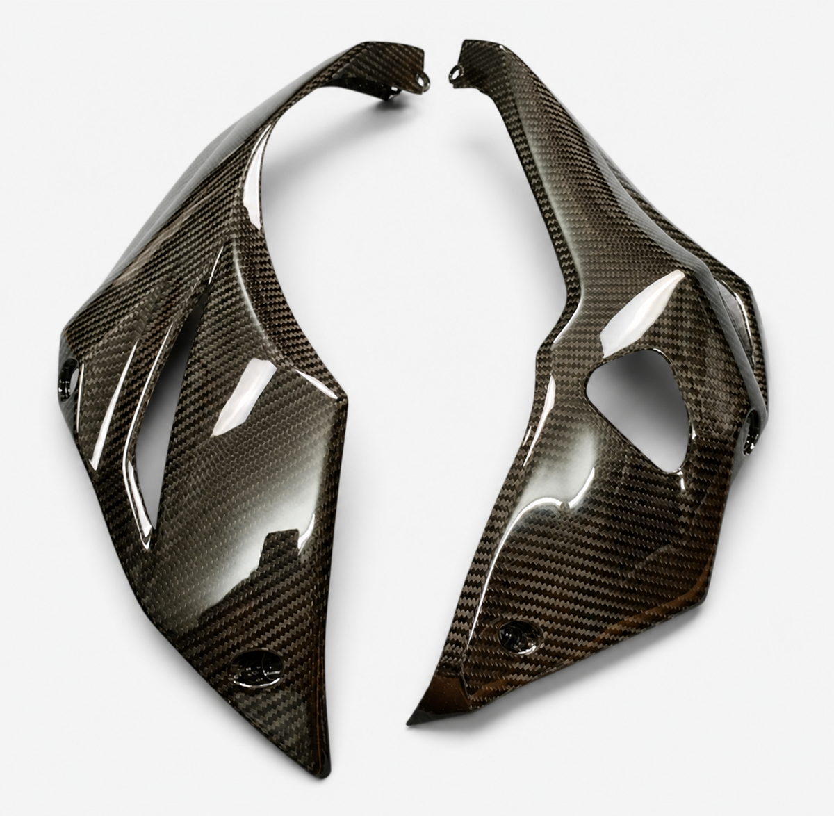 Kawasaki Z1000 dry carbon fiber Belly Pan – product view