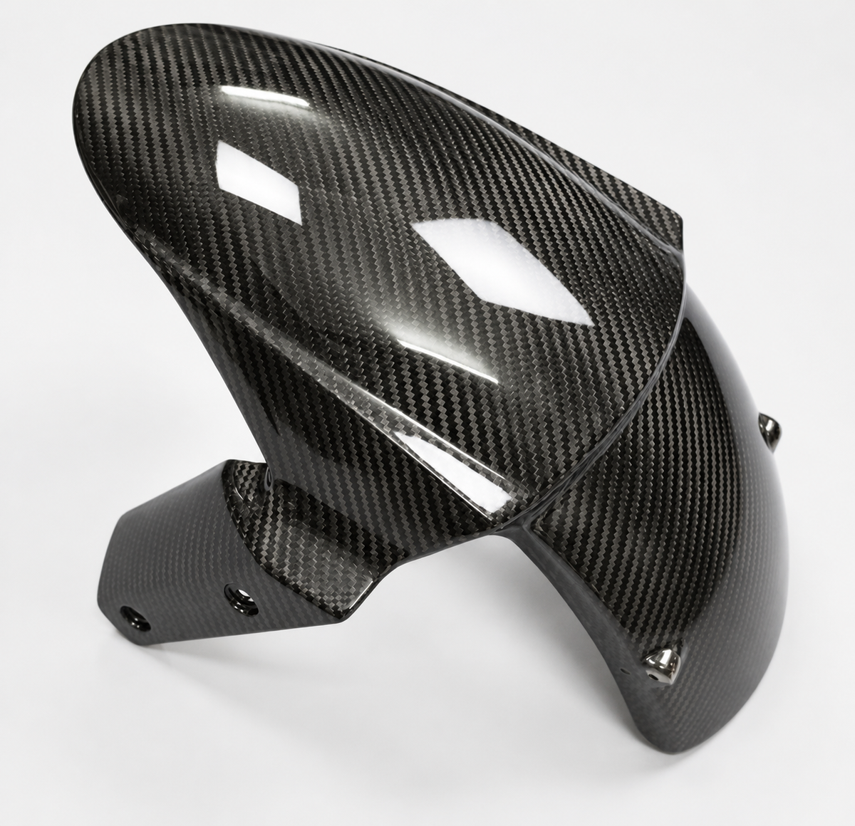 Kawasaki Z1000 dry carbon fiber Front Fender – product view