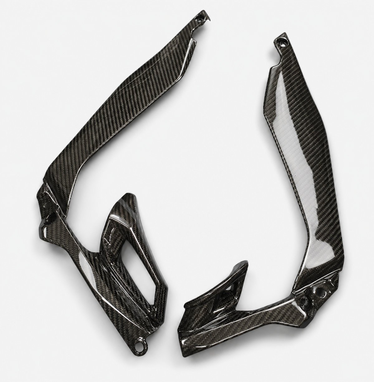 Kawasaki Z1000 dry carbon fiber Side Fairing Panels – product view