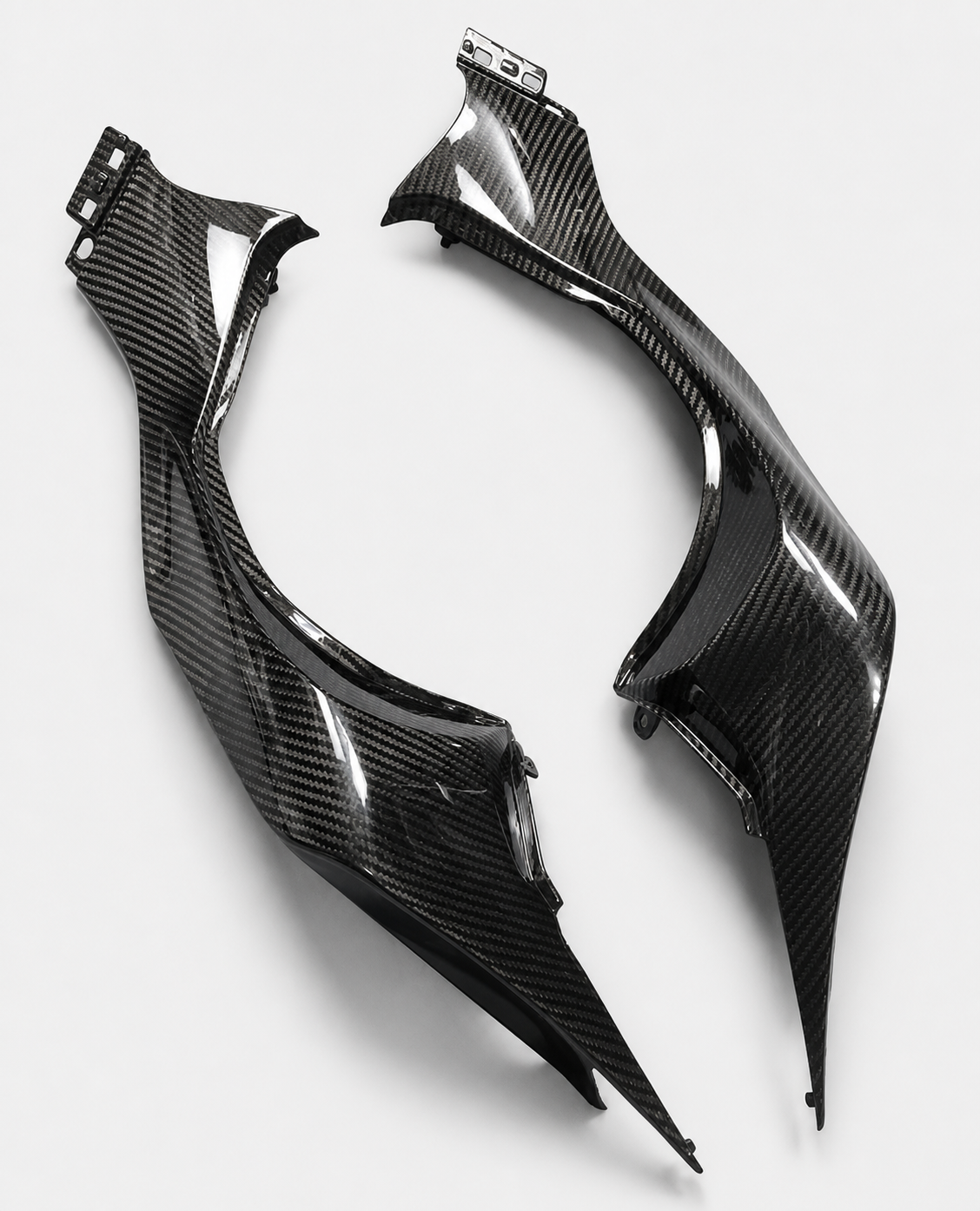 Kawasaki Z1000 dry carbon fiber Tail Fairing Side Panels – product view