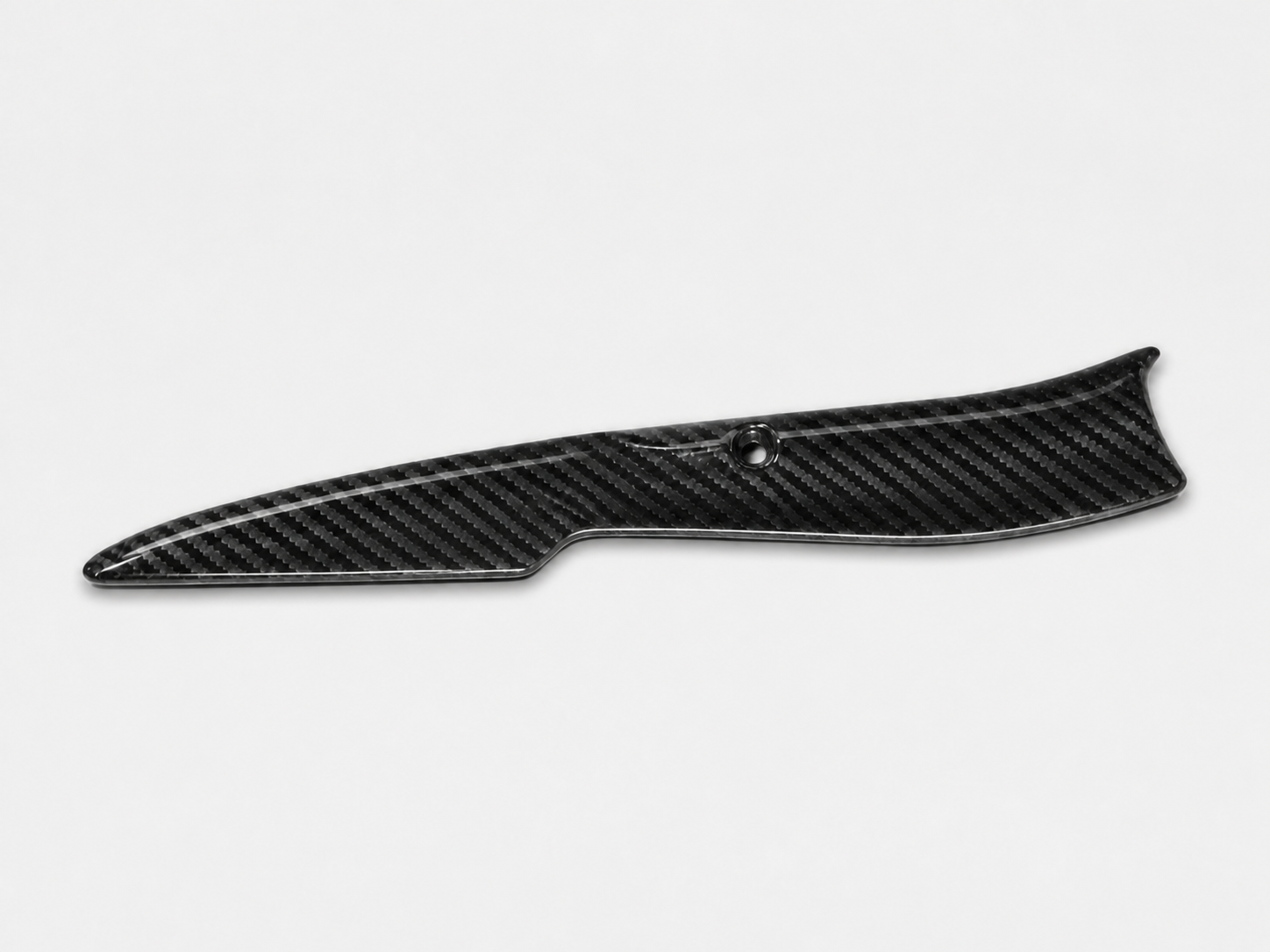 Kawasaki Z900 dry carbon fiber Main Exhaust Heat Shield – product view
