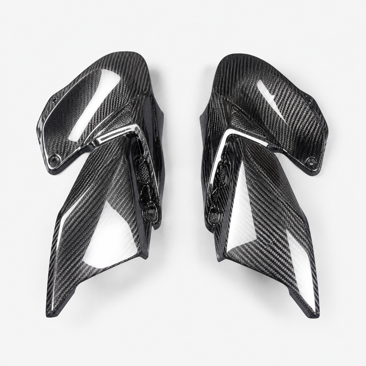 Kawasaki Z900 dry carbon fiber Main Side Fairing Panels – product view