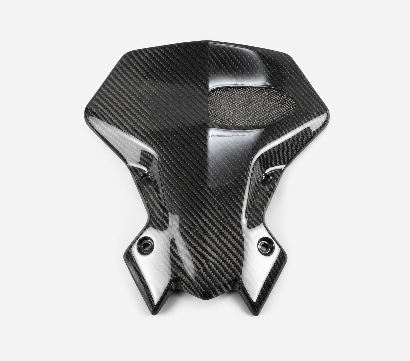 Kawasaki Z900 dry carbon fiber Tall Windscreen – product view