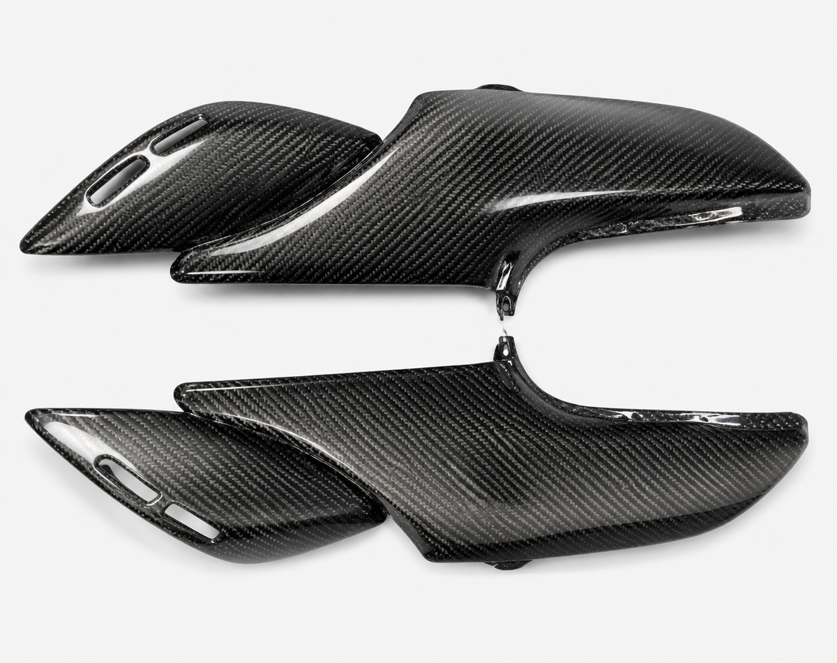 Kawasaki Z900RS dry carbon fiber Side Panels – product view
