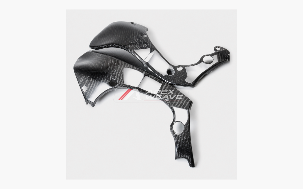 Kawasaki Ninja ZX-10R dry carbon fiber Main Frame Covers – product view
