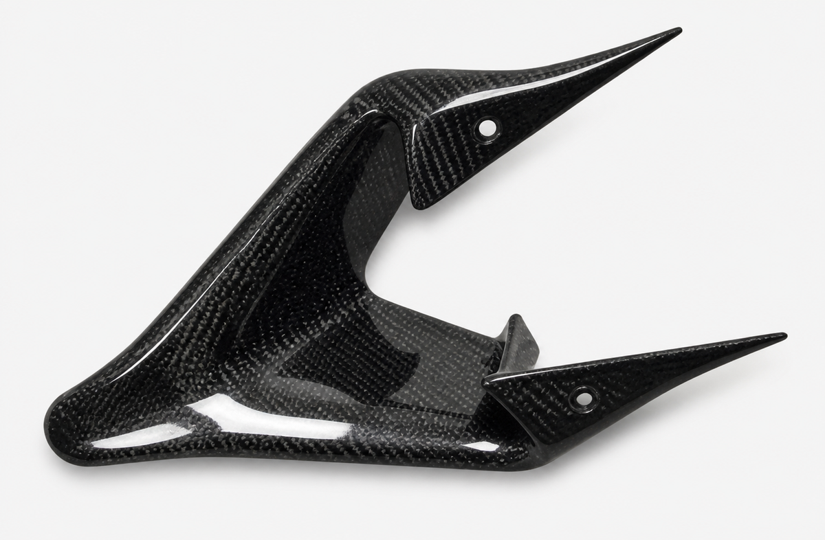Kawasaki Ninja ZX-25R dry carbon fiber Ram-Air Intake Cover – product view