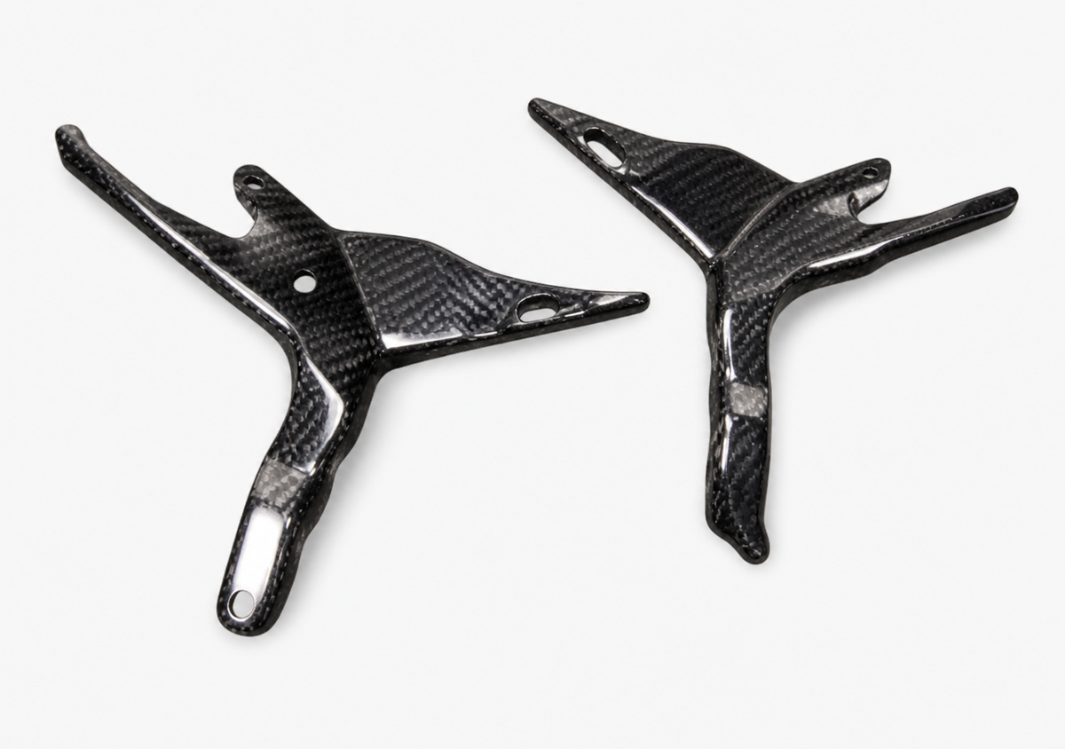 Kawasaki Ninja ZX-25R dry carbon fiber Frame Covers – product view