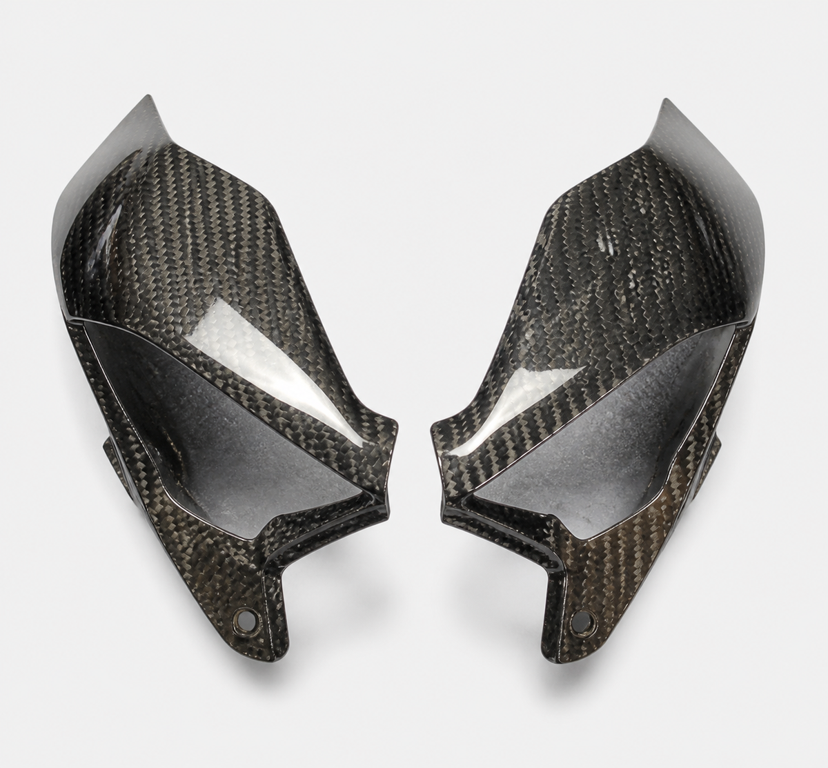 Kawasaki Ninja ZX-25R dry carbon fiber Tank Side Panel Set – product view