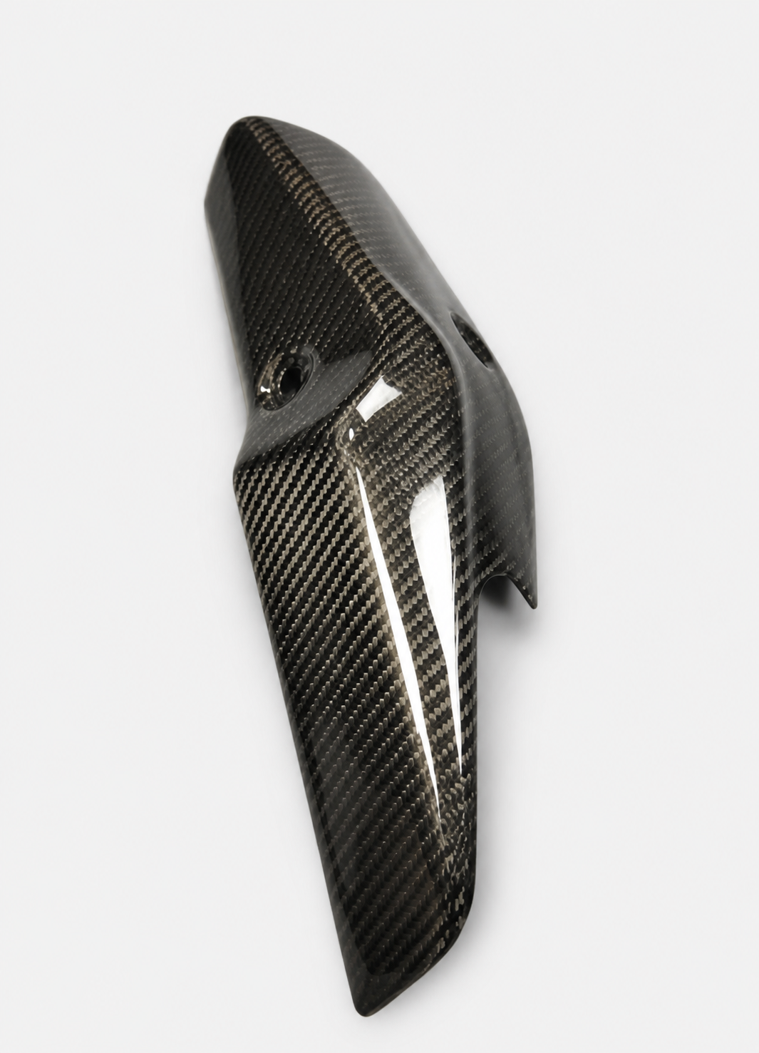 Kawasaki Ninja ZX-4R / ZX-4RR dry carbon fiber Compact Exhaust Heat Shield – product view