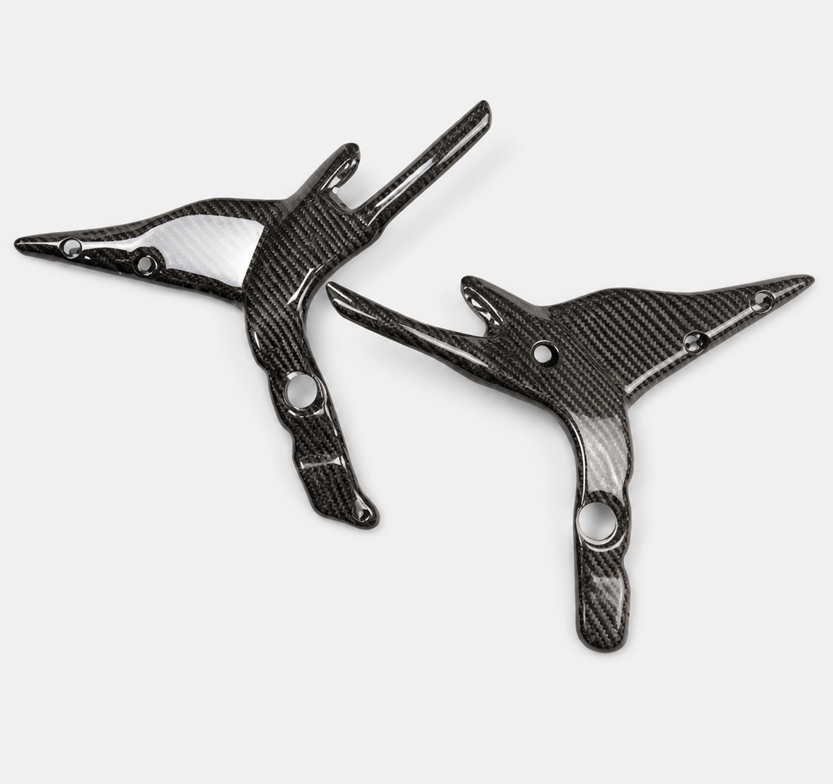 Kawasaki Ninja ZX-25R / ZX-4R / ZX-4RR dry carbon fiber Frame Covers – product view