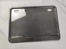 Universal Motorcycle dry carbon fiber License Plate Frame – product view