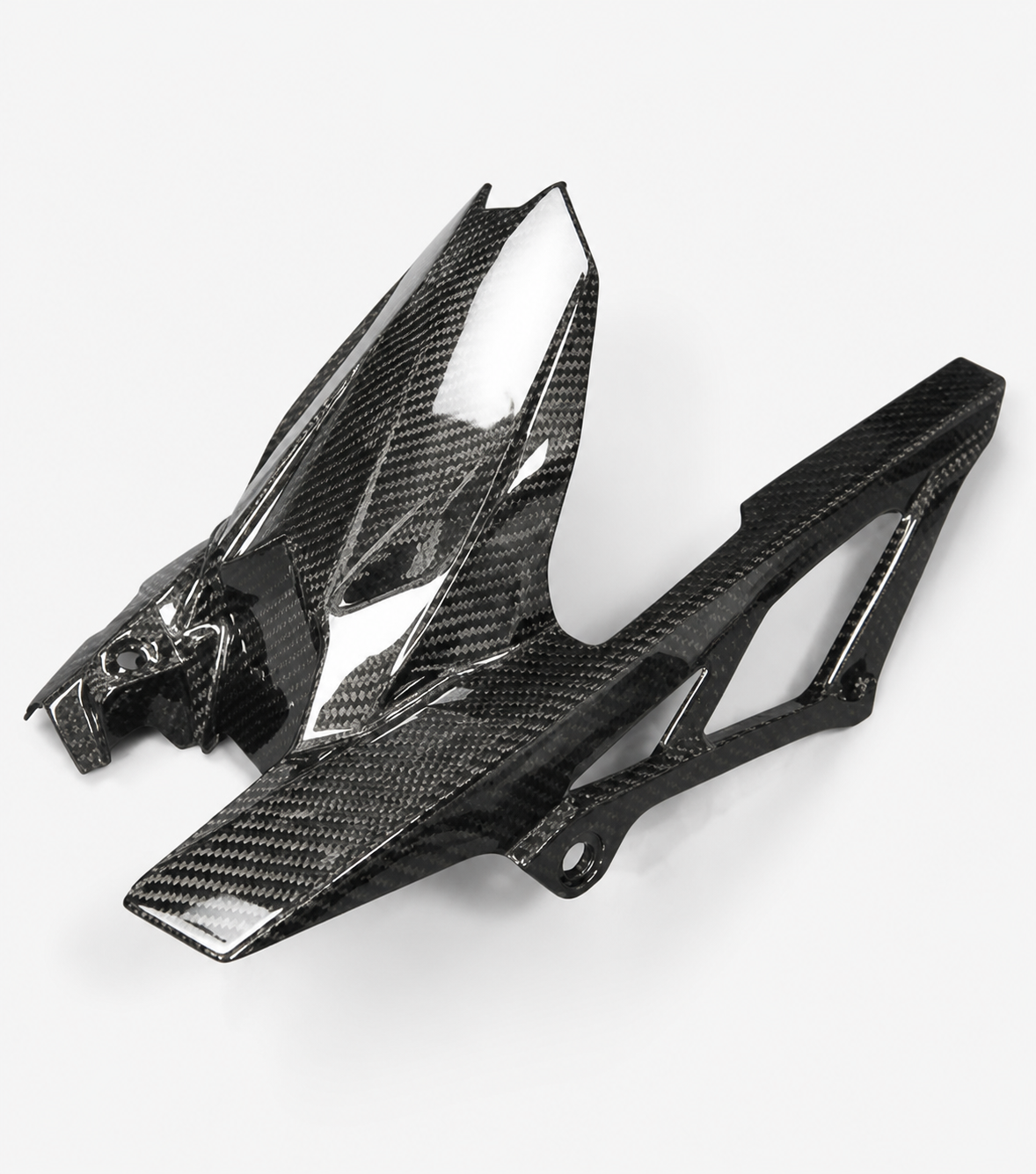 Kawasaki Ninja ZX-4R / ZX-4RR dry carbon fiber Rear Hugger – product view