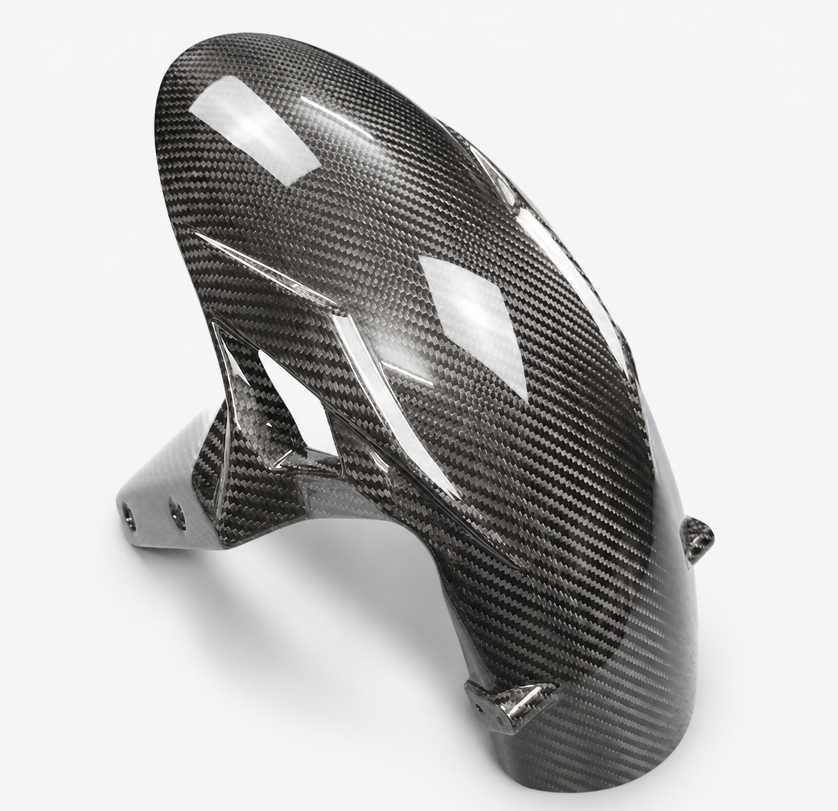 Kawasaki Ninja ZX-6R dry carbon fiber Front Fender – product view