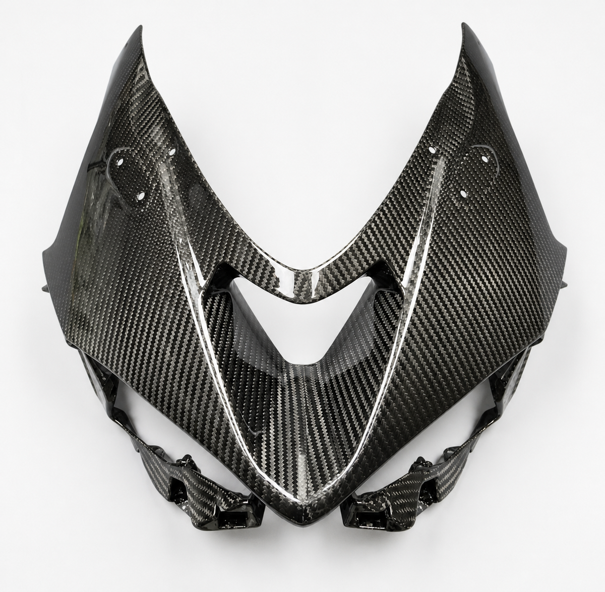 Kawasaki Ninja ZX-6R dry carbon fiber Front Fairing – product view