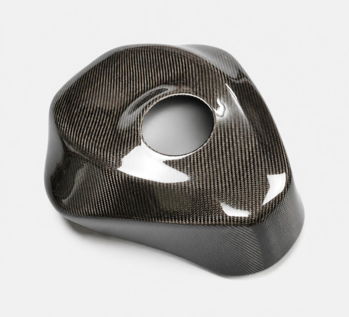 Kawasaki Ninja ZX-6R dry carbon fiber Full Tank Cover – product view