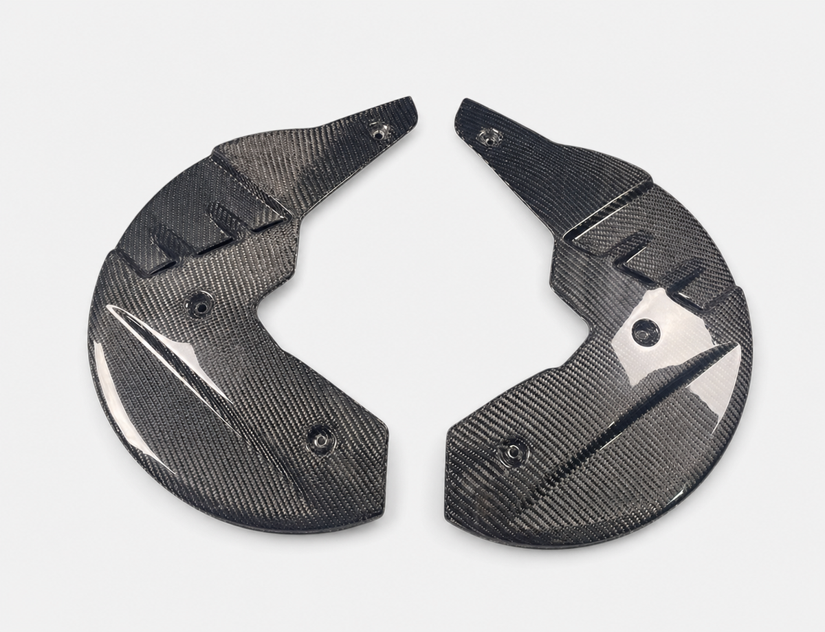 QJMotor SRK 800 RR dry carbon fiber Brake Disc Cover with Air Deflector