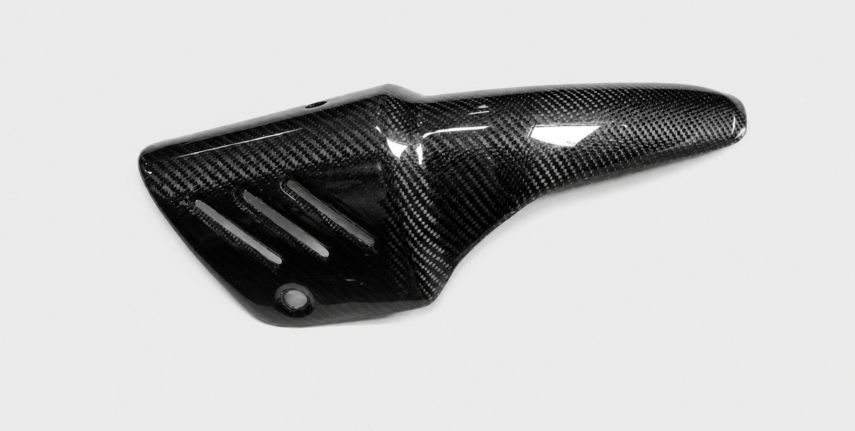 QJMotor SRK 800 RR dry carbon fiber Exhaust Heat Shield