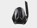 Zontes 703RR dry carbon fiber Rear Hugger and Chain Guard Set