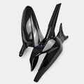 ZXMOTO 500RR dry carbon fiber Rear Hugger and Swingarm Cover Set