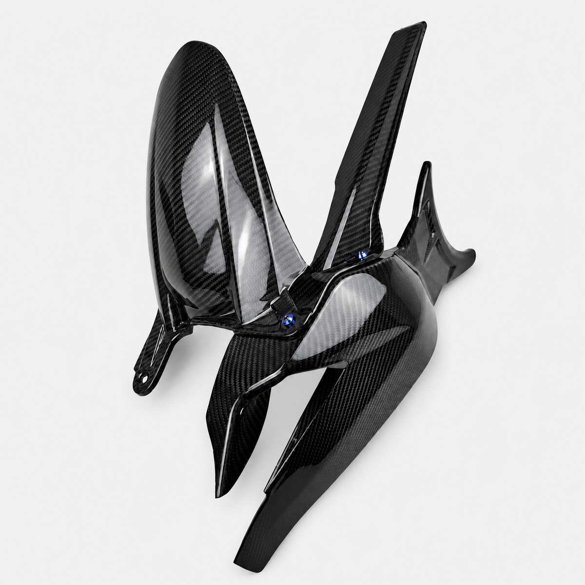 ZXMOTO 500RR dry carbon fiber Rear Hugger and Swingarm Cover Set