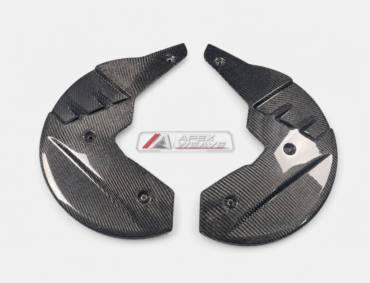 QJMotor SRK 800 RR dry carbon fiber Brake Disc Cover with Air Deflector