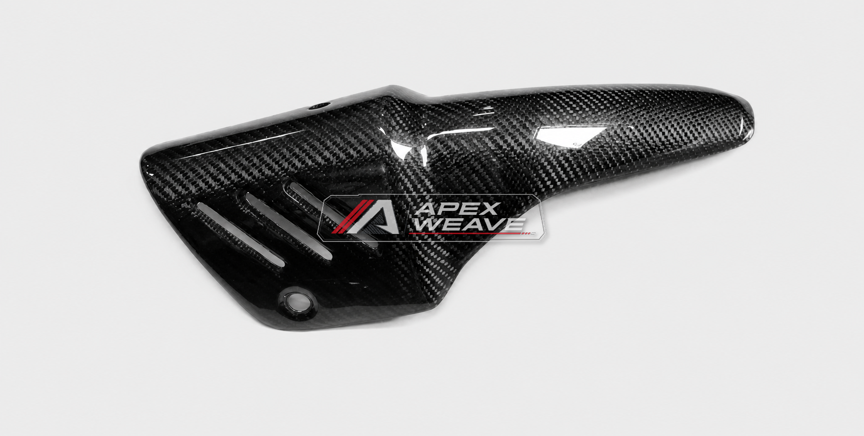 QJMotor SRK 800 RR dry carbon fiber Exhaust Heat Shield