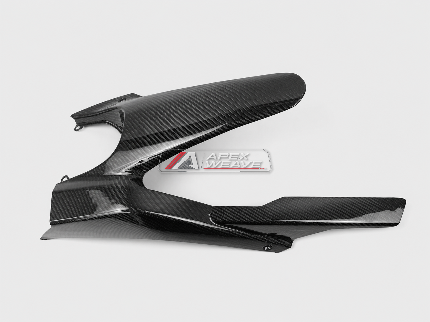 CFMOTO 675SR-R dry carbon fiber Extended Rear Hugger