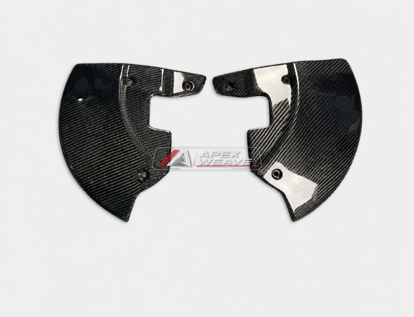 QJMotor SRK 800 RR dry carbon fiber Front Brake Disc Cover Set