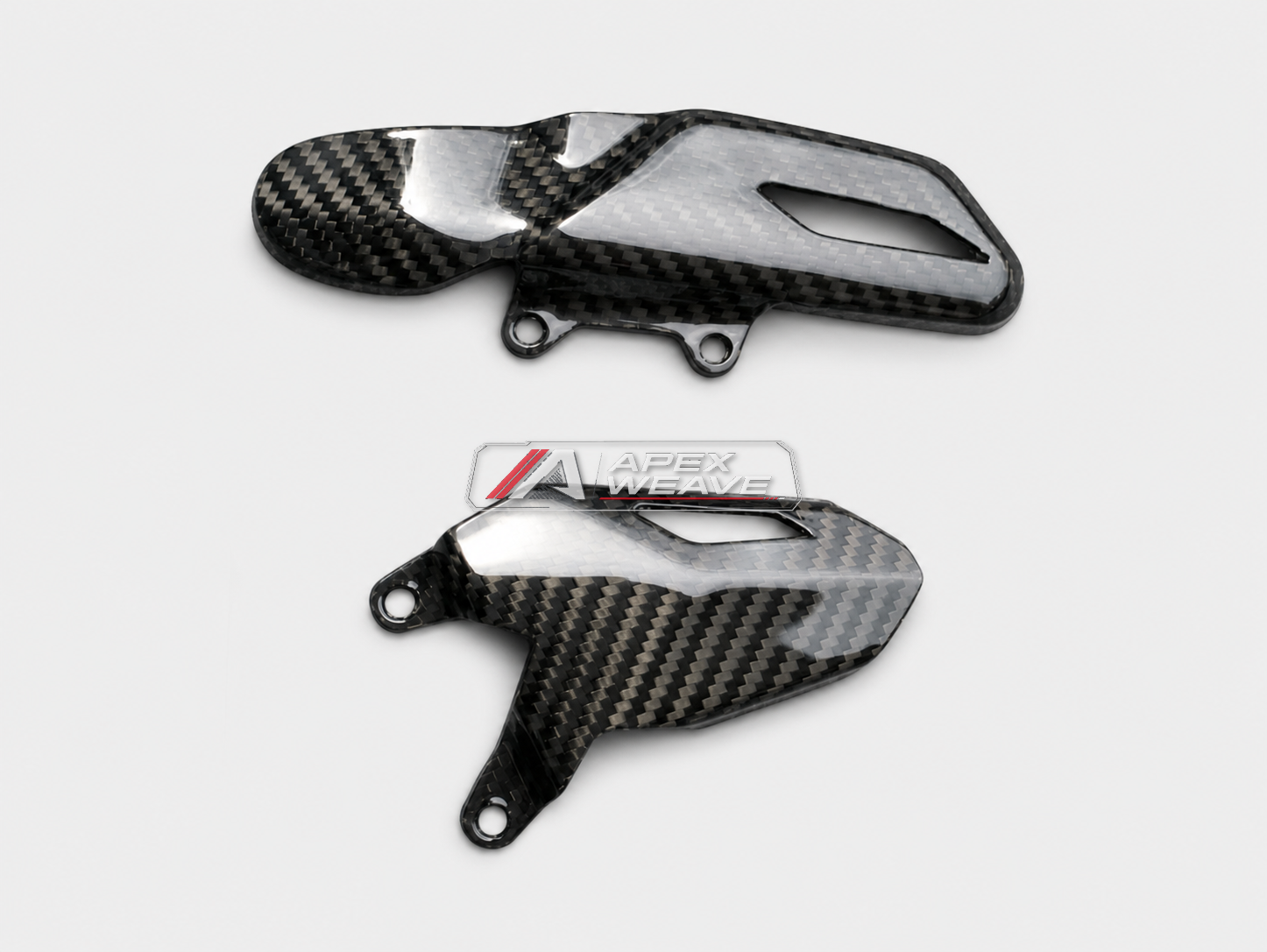 QJMotor SRK 800 RR dry carbon fiber Heel Guards