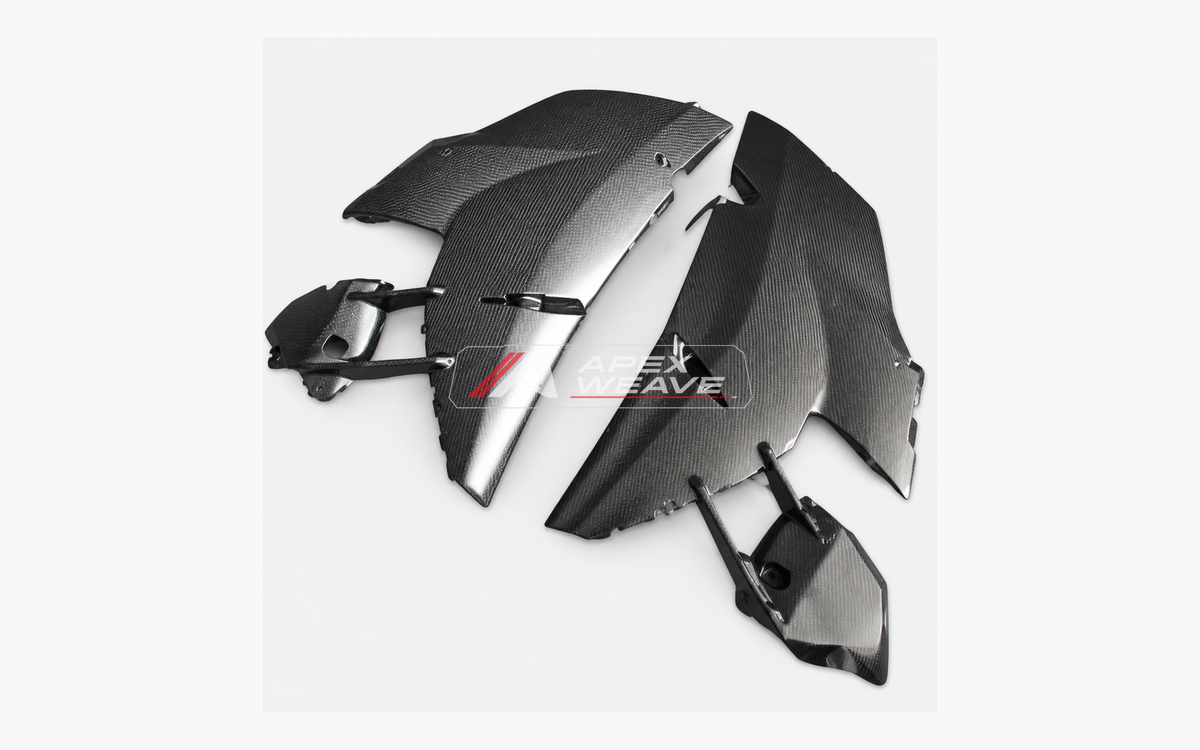 Kawasaki Ninja H2 dry carbon fiber Full Fairing Panel Set – product view