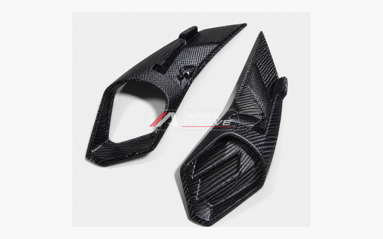 Kawasaki Ninja H2 dry carbon fiber Headlight Air Intake Side Covers – product view