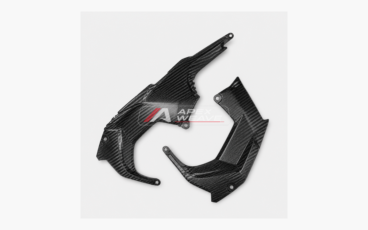 Kawasaki Ninja H2 dry carbon fiber Instrument Side Panels – product view
