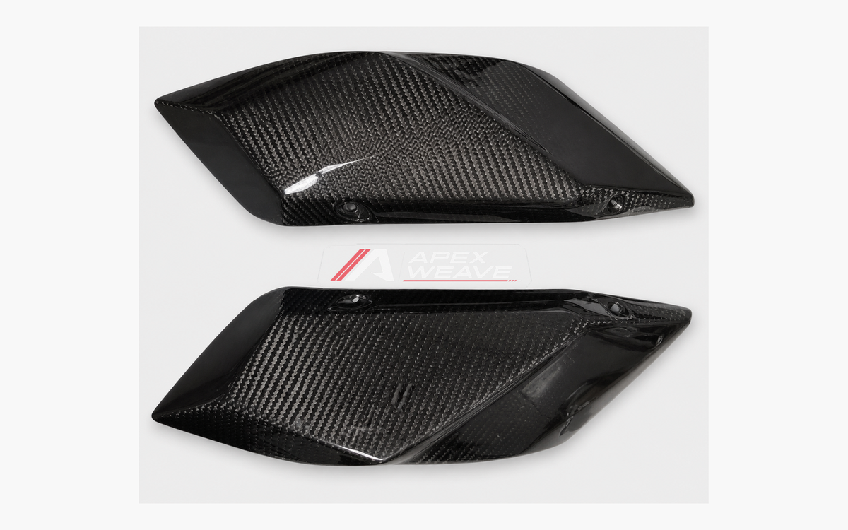 Kawasaki Ninja H2 dry carbon fiber Tail Side Panels – product view