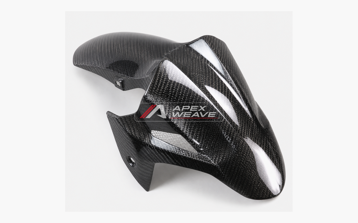 Kawasaki Ninja 400 dry carbon fiber Front Fender – product view
