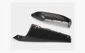 Kawasaki Ninja 400 dry carbon fiber Exhaust Surround Heat Shield – product view